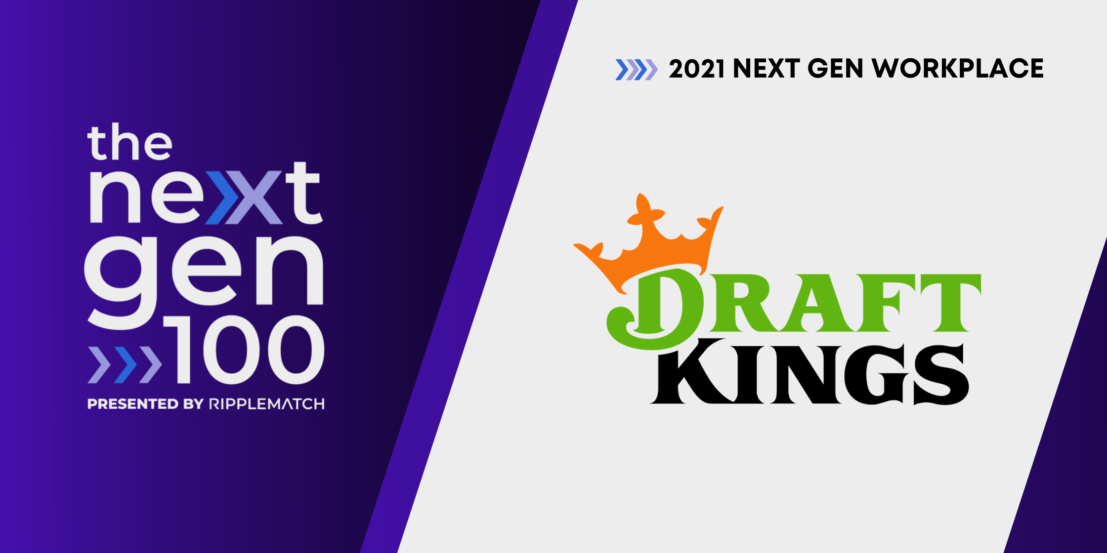 DraftKings is a Top 100 Next Gen Workplace 2021